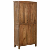 Cupboard Alexandra House Living Brown Mango wood 93 x 192 x 45 cm Traditional style-5