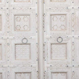 Wardrobe Alexandra House Living White Mango wood 93 x 192 x 45 cm-2