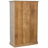 Wardrobe Alexandra House Living White Mango wood 98 x 160 x 46 cm-4