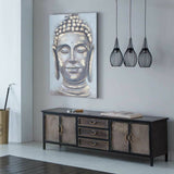 Sideboard Alexandra House Living Brown Metal 45 x 55 x 165 cm-7