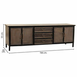 Sideboard Alexandra House Living Brown Metal 45 x 55 x 165 cm-6