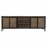 Sideboard Alexandra House Living Brown Metal 45 x 55 x 165 cm-5