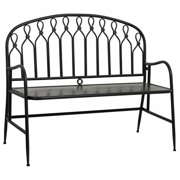 Bench Alexandra House Living Black Metal 56 x 98 x 118 cm-0