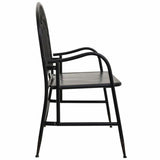 Bench Alexandra House Living Black Metal 56 x 98 x 118 cm-3