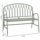 Bench Alexandra House Living Green Metal 56 x 98 x 118 cm-5