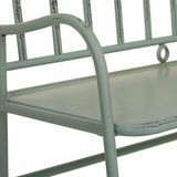 Bench Alexandra House Living Green Metal 56 x 98 x 118 cm-2