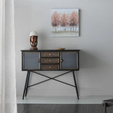 Sideboard Alexandra House Living Brown Metal 42 x 100 x 122 cm-7