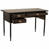 Desk Alexandra House Living Brown 55 x 75 x 122 cm-6