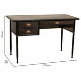 Desk Alexandra House Living Brown 55 x 75 x 122 cm-5