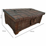 Chest Alexandra House Living Brown Recycled Wood 70 x 45 x 119 cm-1