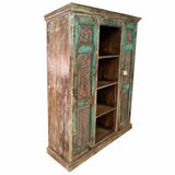 Shelves Alexandra House Living Brown Green Mango wood 38 x 207 x 178 cm-0