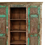 Shelves Alexandra House Living Brown Green Mango wood 38 x 207 x 178 cm-3