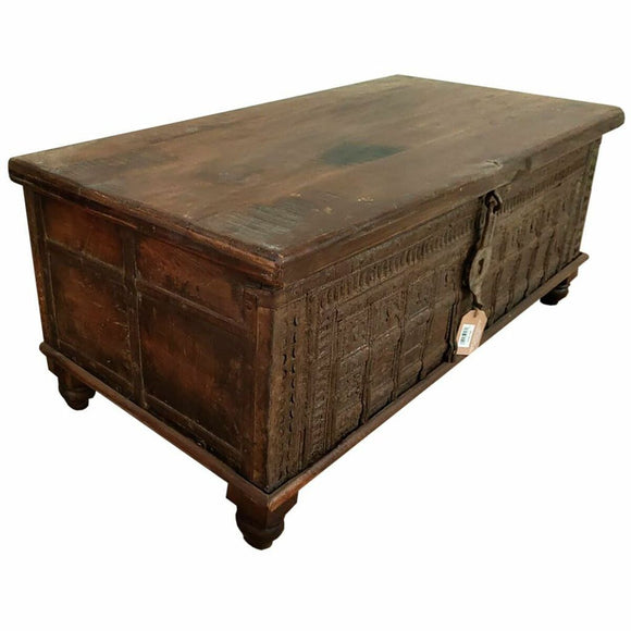 Chest Alexandra House Living Brown Mango wood 50 x 44 x 120 cm-0