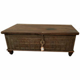 Chest Alexandra House Living Brown Mango wood 50 x 44 x 120 cm-4