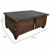 Chest Alexandra House Living Brown Recycled Wood 50 x 45 x 118 cm-1