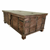 Chest Alexandra House Living Brown Mango wood 72 x 50 x 140 cm-0