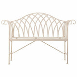 Bench Alexandra House Living White Iron 50 x 88 x 110 cm-5