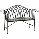 Bench Alexandra House Living Black Iron 50 x 88 x 110 cm-0