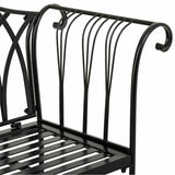 Bench Alexandra House Living Black Iron 50 x 88 x 110 cm-3