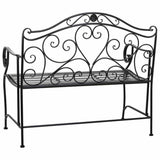 Bench Alexandra House Living Black Iron 50 x 88 x 110 cm-4