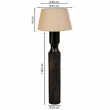 Floor Lamp Alexandra House Living Brown 220-240 V 20 x 128 x 20 cm-6