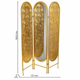 Folding screen Alexandra House Living Gold 3 x 165 x 121 cm-6