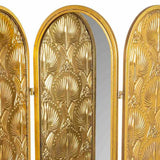 Folding screen Alexandra House Living Gold 3 x 165 x 121 cm-3