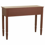 Hall Table with Drawers Alexandra House Living Brown Natural Fir wood MDF Wood 38 x 82 x 112 cm-3