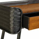 Hall Table with Drawers Alexandra House Living Brown Iron 35 x 81 x 90 cm-2