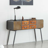 Sideboard Alexandra House Living Brown Iron 38 x 79 x 120 cm-8