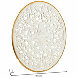 Wall Decoration Alexandra House Living White Metal MDF Wood 3 x 87 x 87 cm-4