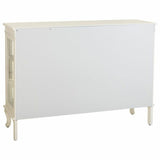 Sideboard Alexandra House Living White Glass Fir wood MDF Wood 40 x 101 x 142 cm-4