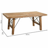 Centre Table Alexandra House Living Brown Fir wood MDF Wood 60 x 50 x 120 cm-5