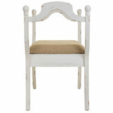 Bench Alexandra House Living White Sponge Fir wood MDF Wood 45 x 78 x 90 cm-6