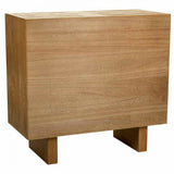 Hall Table with Drawers Alexandra House Living Brown Rope Fir wood Paolownia wood 36 x 75 x 80 cm-4