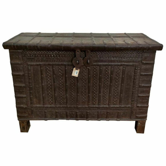 Chest Alexandra House Living Brown Mango wood 49 x 79 x 120 cm-0