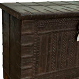 Chest Alexandra House Living Brown Mango wood 49 x 79 x 120 cm-2