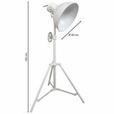 Floor Lamp Alexandra House Living White 30 x 105 x 30 cm-6