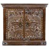 Console Alexandra House Living Brown Mango wood 40 x 90 x 80 cm-5