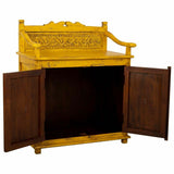 Sideboard Alexandra House Living Yellow Wood 42 x 70 x 85 cm-7