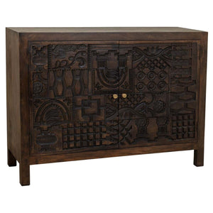 Sideboard Alexandra House Living Brown Wood 40 x 90 x 120 cm-0