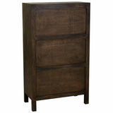 Cupboard Alexandra House Living Brown Wood 35 x 140 x 78 cm-3