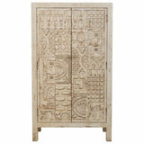 Cupboard Alexandra House Living White Wood 35 x 140 x 78 cm-3