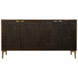 Sideboard Alexandra House Living Brown Wood Iron 40 x 85 x 165 cm-5