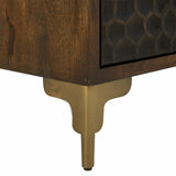 Nightstand Alexandra House Living Brown 35 x 60 x 40 cm-2