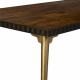 Table Alexandra House Living Brown 90 x 76 x 180 cm-2