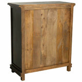 Hall Table with Drawers Alexandra House Living Black Wood 40 x 100 x 85 cm-4