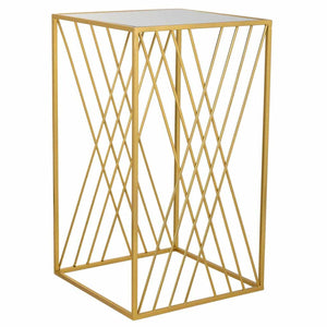 Corner table Alexandra House Living Gold 40 x 70 x 40 cm-0