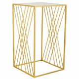 Corner table Alexandra House Living Gold 40 x 70 x 40 cm-3