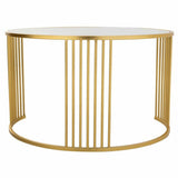 Centre Table Alexandra House Living Gold Iron Mirror MDF Wood 80 x 48 x 80 cm-4